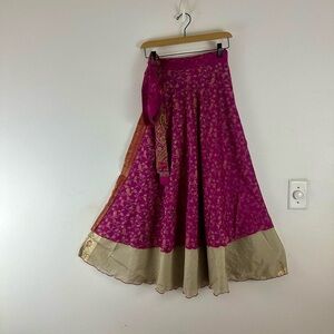 Reversible Upcycled Wrap Maxi Skirts